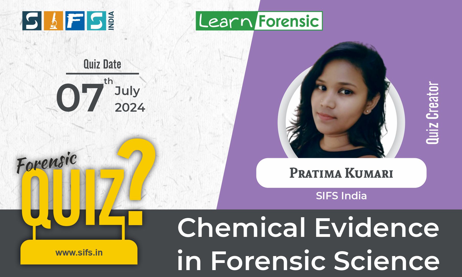 Chemical Evidence in Forensic Science