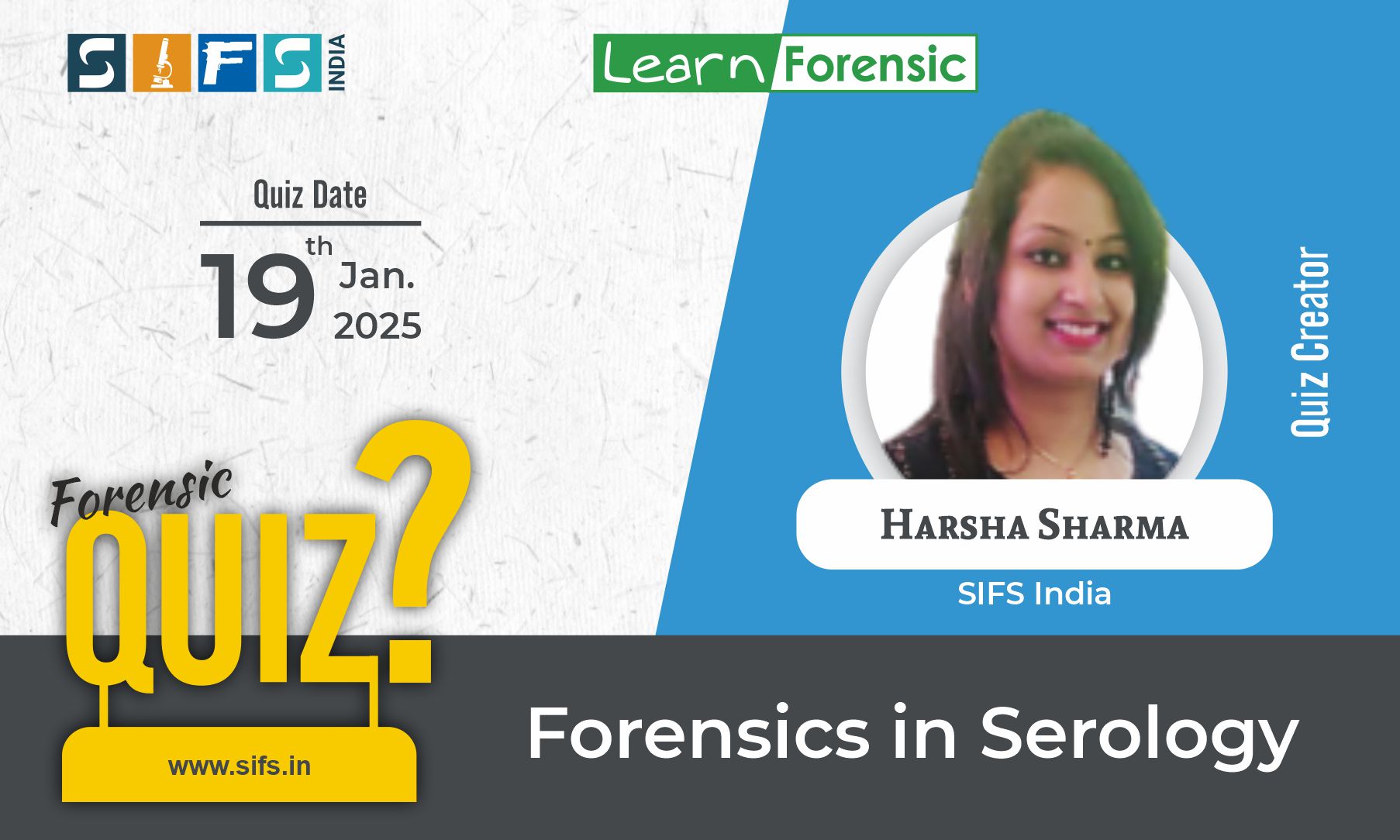 Forensics in Serology